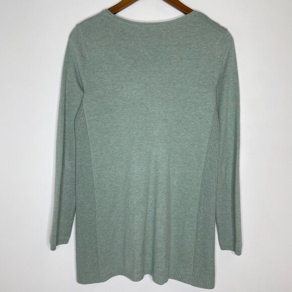 J Jill Green Round Neck Long Sleeve Pull Over Sweater Size XS Women's - Picture 9 of 9